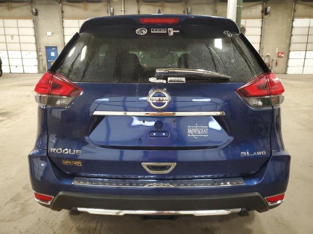 5N1AT2MV0HC743826 - 2017 NISSAN ROGUE SV BLUE photo 6