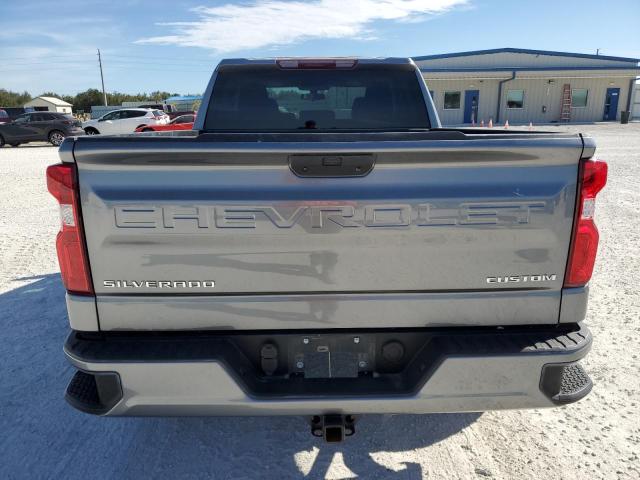 1GCRWBEK0MZ297980 - 2021 CHEVROLET SILVERADO C1500 CUSTOM GRAY photo 6