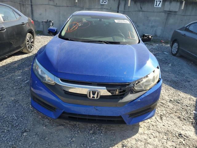 19XFC2F77JE038724 - 2018 HONDA CIVIC EX BLUE photo 5