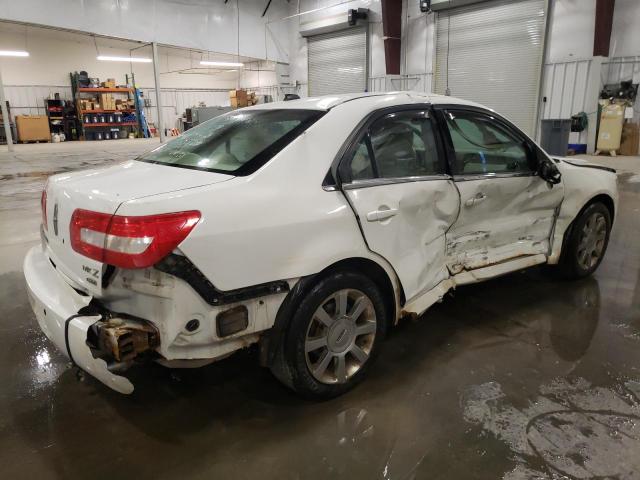 3LNHM28T99R606228 - 2009 LINCOLN MKZ WHITE photo 3