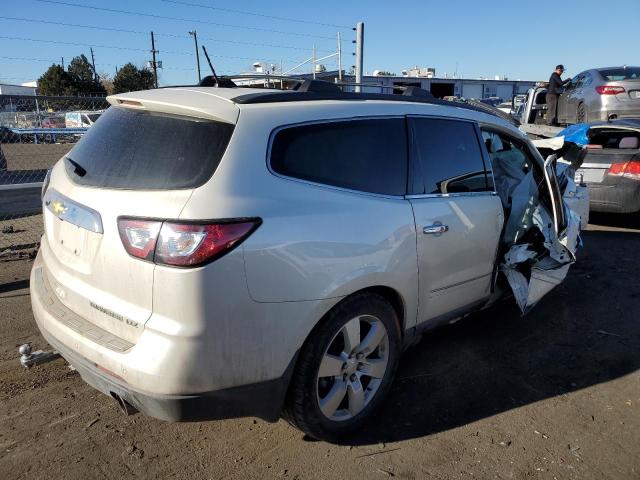 1GNKVJKD5EJ236667 - 2014 CHEVROLET TRAVERSE LTZ WHITE photo 3