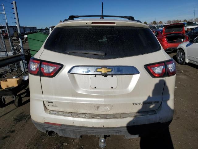 1GNKVJKD5EJ236667 - 2014 CHEVROLET TRAVERSE LTZ WHITE photo 6