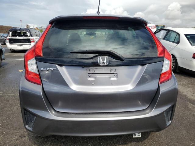 3HGGK5H50HM707664 - 2017 HONDA FIT LX GRAY photo 6