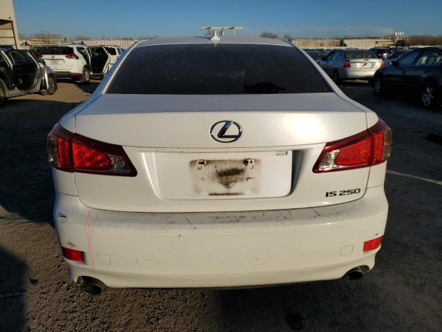 JTHBF5C23C5157111 - 2012 LEXUS IS 250 WHITE photo 6