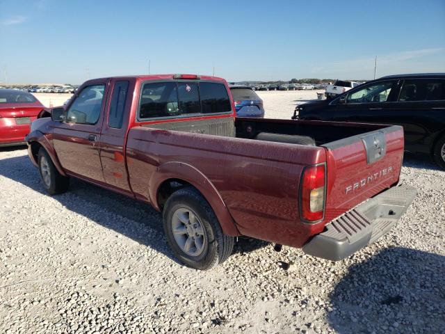 1N6DD26S22C335625 - 2002 NISSAN FRONTIER KING CAB XE RED photo 2