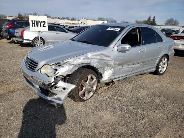 WDBRF52H87A940068 - 2007 MERCEDES-BENZ C 230 SILVER photo 1