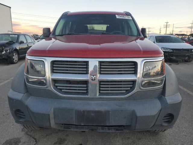 1D8GU28K27W626257 - 2007 DODGE NITRO SXT RED photo 5