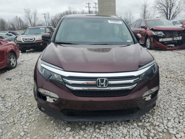 5FNYF6H72GB099082 - 2016 HONDA PILOT EXLN MAROON photo 5