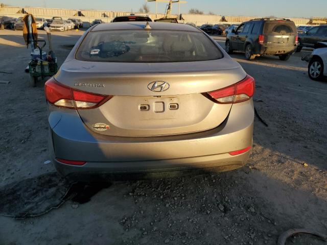 KMHDH4AE7FU321896 - 2015 HYUNDAI ELANTRA SE GRAY photo 6