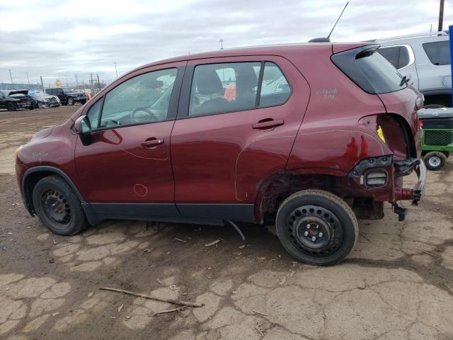 3GNCJKSB9GL260177 - 2016 CHEVROLET TRAX LS BURGUNDY photo 2