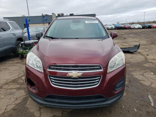 3GNCJKSB9GL260177 - 2016 CHEVROLET TRAX LS BURGUNDY photo 5