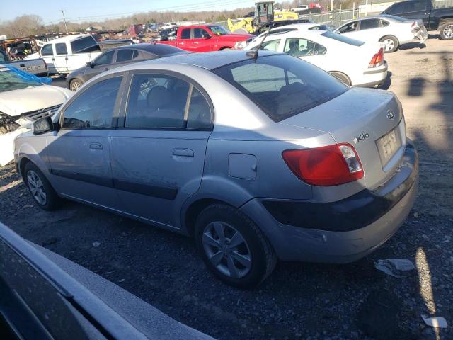 KNADE223296574824 - 2009 KIA RIO BASE SILVER photo 2