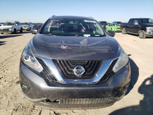 5N1AZ2MH8JN171780 - 2018 NISSAN MURANO S GRAY photo 5