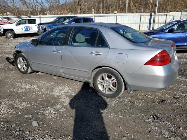 1HGCM567X7A114578 - 2007 HONDA ACCORD EX SILVER photo 2