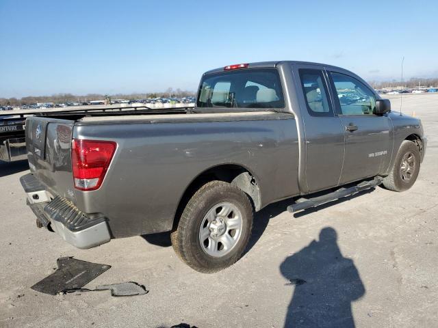 1N6BA06A26N525706 - 2006 NISSAN TITAN XE GRAY photo 3