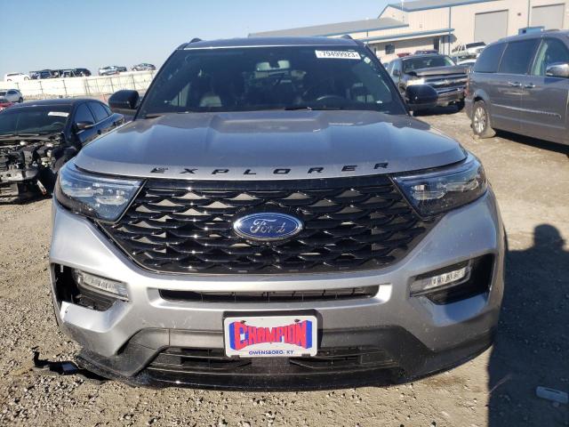 1FMSK8KH6NGB54761 - 2022 FORD EXPLORER ST-LINE SILVER photo 5