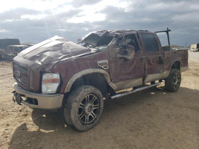 1FTWW31R38EB52988 - 2008 FORD F350 SRW SUPER DUTY BROWN photo 1