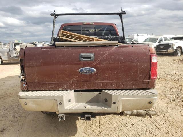 1FTWW31R38EB52988 - 2008 FORD F350 SRW SUPER DUTY BROWN photo 6