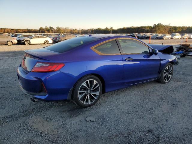 1HGCT1B89GA011050 - 2016 HONDA ACCORD EXL BLUE photo 3