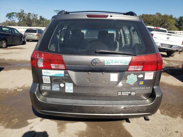 5TDZA23C74S177685 - 2004 TOYOTA SIENNA CE GRAY photo 6