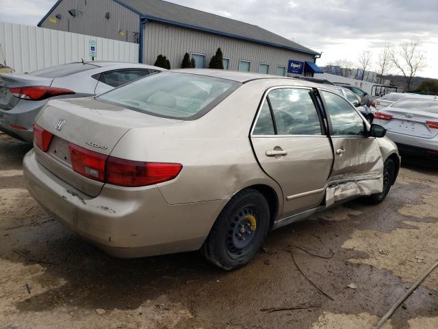 3HGCM56445G710368 - 2005 HONDA ACCORD LX CREAM photo 3