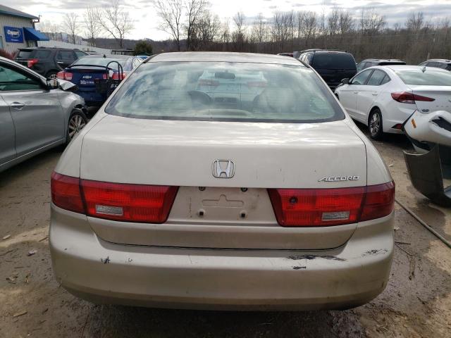 3HGCM56445G710368 - 2005 HONDA ACCORD LX CREAM photo 6