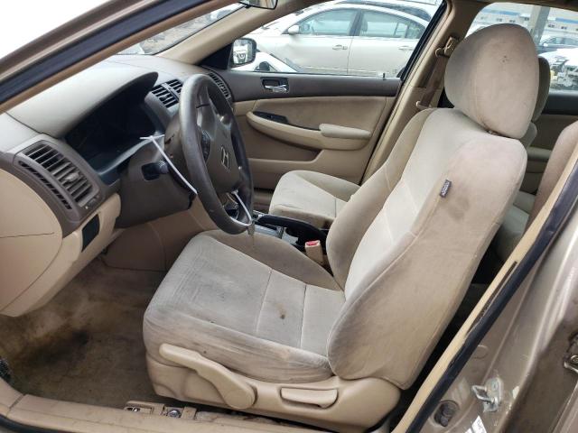 3HGCM56445G710368 - 2005 HONDA ACCORD LX CREAM photo 7