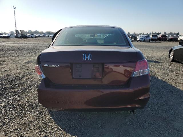 JHMCP26718C057454 - 2008 HONDA ACCORD EX BURGUNDY photo 6