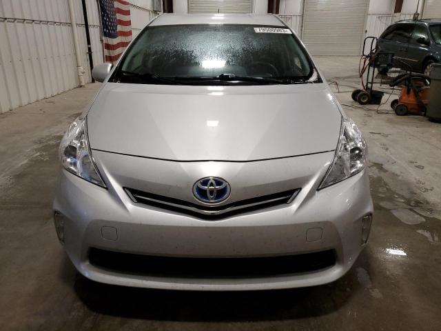 JTDZN3EU9EJ015250 - 2014 TOYOTA PRIUS V SILVER photo 5