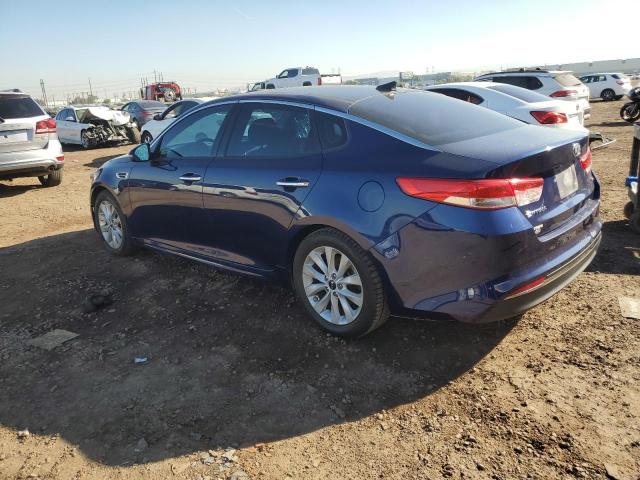 5XXGU4L39JG219135 - 2018 KIA OPTIMA EX BLUE photo 2