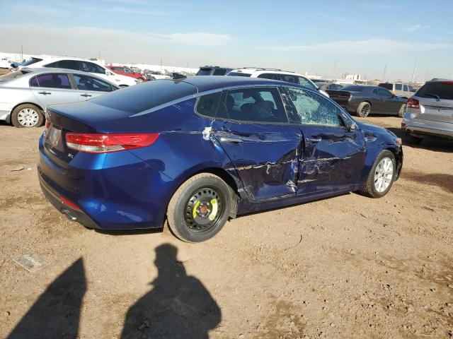 5XXGU4L39JG219135 - 2018 KIA OPTIMA EX BLUE photo 3