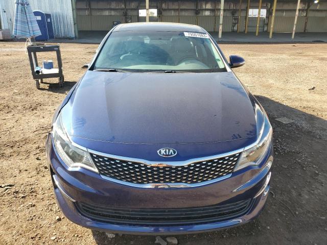 5XXGU4L39JG219135 - 2018 KIA OPTIMA EX BLUE photo 5