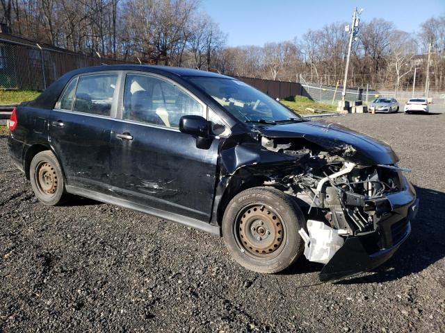 3N1BC11E78L357788 - 2008 NISSAN VERSA S BLACK photo 4