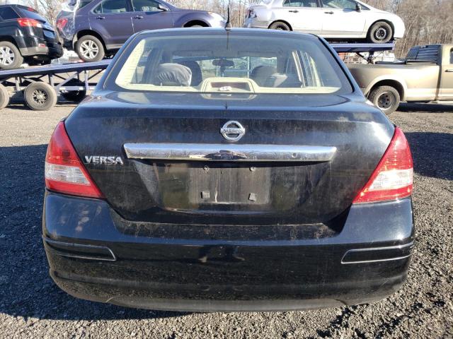 3N1BC11E78L357788 - 2008 NISSAN VERSA S BLACK photo 6