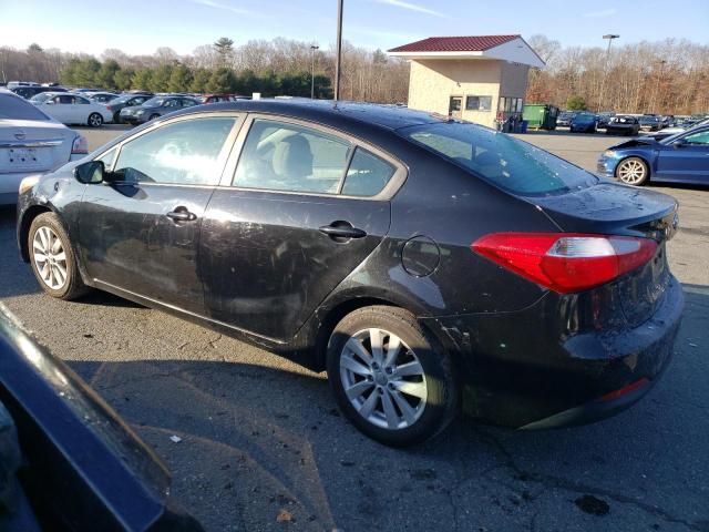 KNAFX4A6XE5197220 - 2014 KIA FORTE LX BLACK photo 2