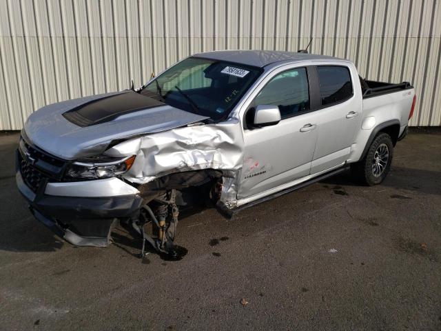 1GCGTEEN1K1353318 - 2019 CHEVROLET COLORADO ZR2 SILVER photo 1