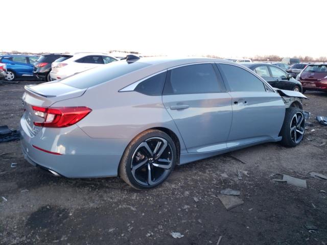 1HGCV2F32MA005827 - 2021 HONDA ACCORD SPORT GRAY photo 3