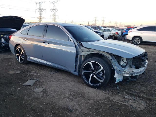 1HGCV2F32MA005827 - 2021 HONDA ACCORD SPORT Серый фото 4