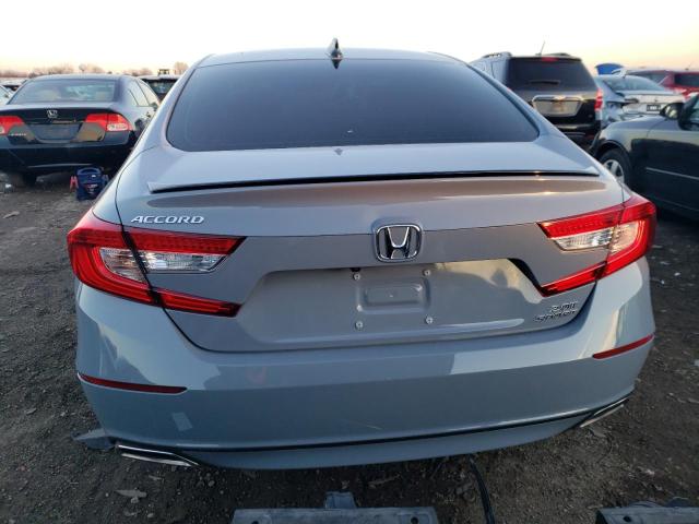 1HGCV2F32MA005827 - 2021 HONDA ACCORD SPORT GRAY photo 6