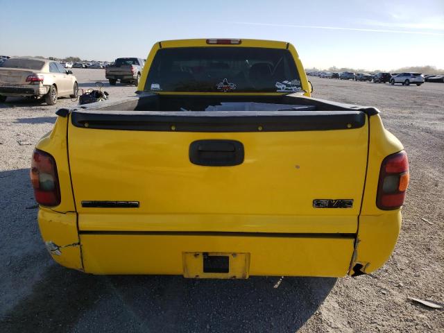 1GTEC14V72Z259883 - 2002 GMC NEW SIERRA C1500 YELLOW photo 6