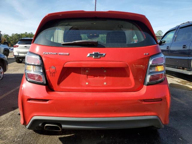 1G1JD6SB3J4116189 - 2018 CHEVROLET SONIC LT RED photo 6