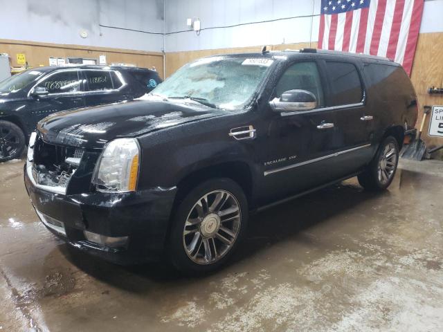 1GYS4KEF5BR349671 - 2011 CADILLAC ESCALADE ESV PLATINUM BLACK photo 1