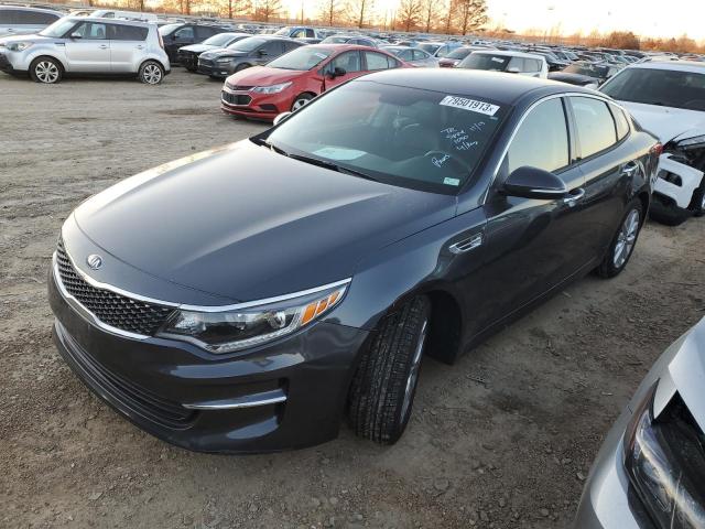 5XXGU4L33JG271974 - 2018 KIA OPTIMA EX BLUE photo 1