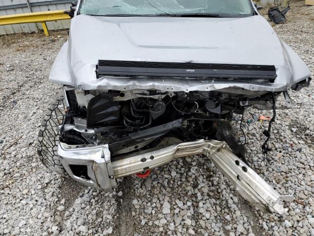 5TFUW5F18JX761509 - 2018 TOYOTA TUNDRA DOUBLE CAB SR/SR5 SILVER photo 11