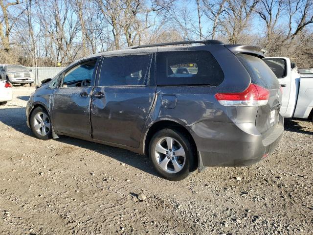 5TDKK3DC7CS243654 - 2012 TOYOTA SIENNA LE GRAY photo 2