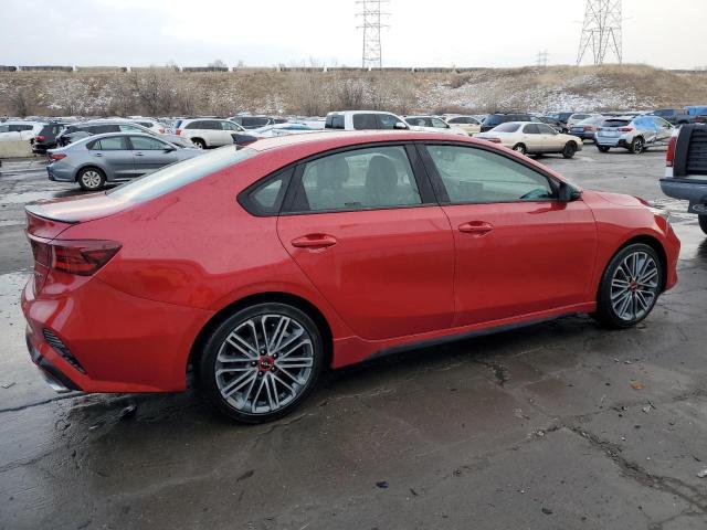 3KPF44AC4NE464258 - 2022 KIA FORTE GT RED photo 3