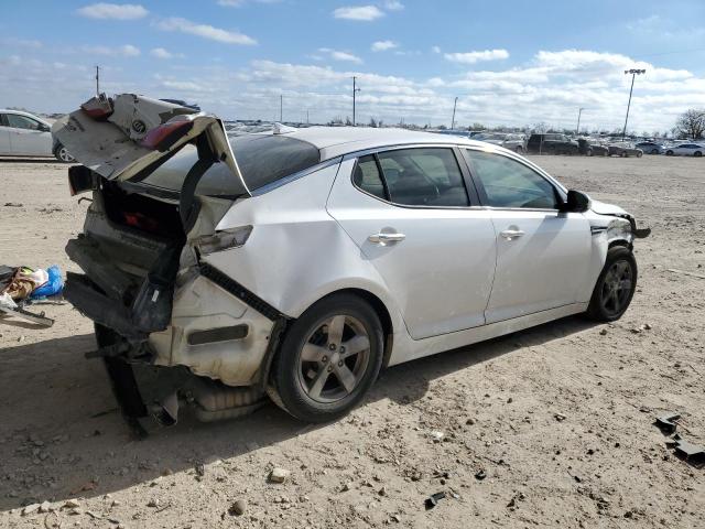 KNAGM4A73E5453199 - 2014 KIA OPTIMA LX WHITE photo 3