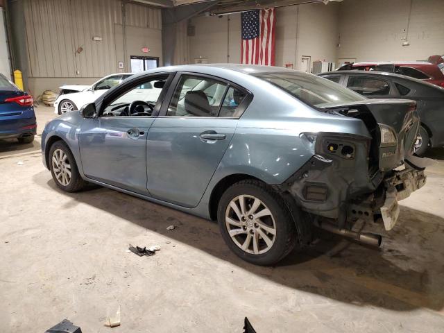 JM1BL1V73C1646983 - 2012 MAZDA 3 I BLUE photo 2