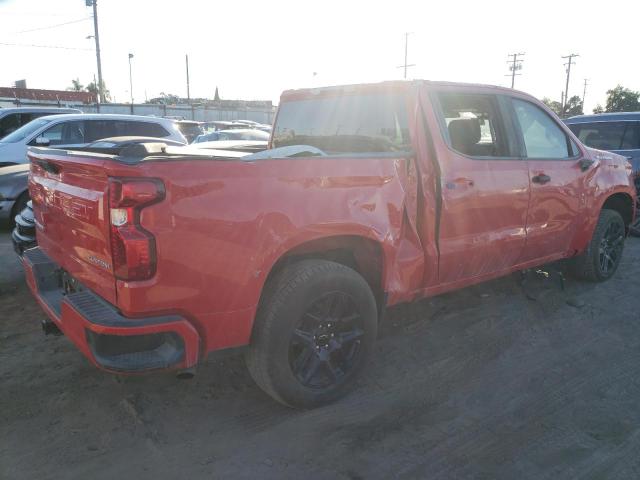 1GCPABEK7NZ587740 - 2022 CHEVROLET SILVERADO C1500 CUSTOM RED photo 3