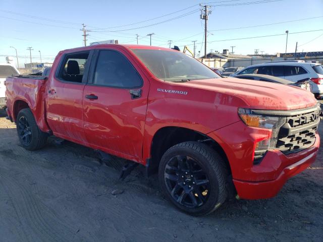 1GCPABEK7NZ587740 - 2022 CHEVROLET SILVERADO C1500 CUSTOM RED photo 4